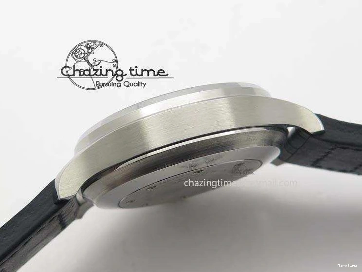 MIROTIME 0318 TimelessDesign Big Pilot Real PR IW500906 ZF 1:1 Best Edition Silver Dial On Black Leather Strap A 7285